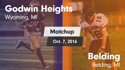 Matchup: Godwin Heights vs. Belding  2016