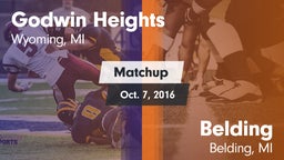 Matchup: Godwin Heights vs. Belding  2016