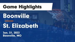 Boonville  vs St. Elizabeth Game Highlights - Jan. 31, 2022
