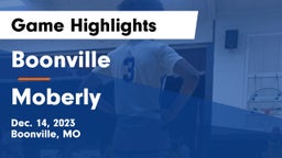 Boonville  vs Moberly  Game Highlights - Dec. 14, 2023