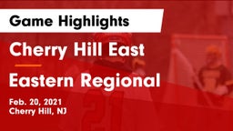 Cherry Hill East  vs Eastern Regional  Game Highlights - Feb. 20, 2021