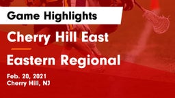 Cherry Hill East  vs Eastern Regional  Game Highlights - Feb. 20, 2021