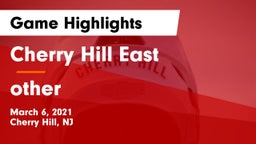 Cherry Hill East  vs other Game Highlights - March 6, 2021