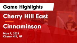 Cherry Hill East  vs Cinnaminson  Game Highlights - May 7, 2021