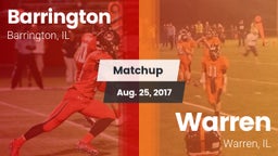 Matchup: Barrington vs. Warren  2017