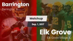 Matchup: Barrington vs. Elk Grove  2017