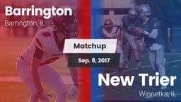 Matchup: Barrington vs. New Trier  2017