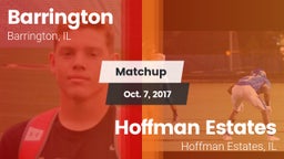 Matchup: Barrington vs. Hoffman Estates  2017