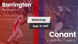 Matchup: Barrington vs. Conant  2018