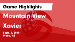 Mountain View  vs Xavier Game Highlights - Sept. 3, 2019