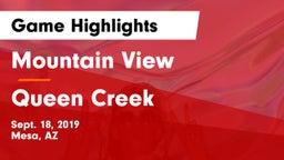 Mountain View  vs Queen Creek  Game Highlights - Sept. 18, 2019