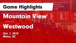 Mountain View  vs Westwood  Game Highlights - Oct. 1, 2019