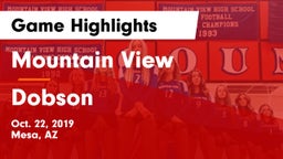 Mountain View  vs Dobson  Game Highlights - Oct. 22, 2019