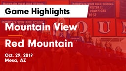 Mountain View  vs Red Mountain  Game Highlights - Oct. 29, 2019