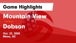 Mountain View  vs Dobson Game Highlights - Oct. 22, 2020
