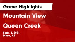 Mountain View  vs Queen Creek  Game Highlights - Sept. 2, 2021
