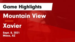Mountain View  vs Xavier Game Highlights - Sept. 8, 2021
