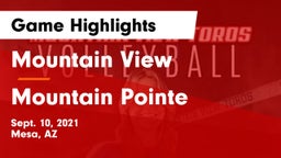 Mountain View  vs Mountain Pointe Game Highlights - Sept. 10, 2021