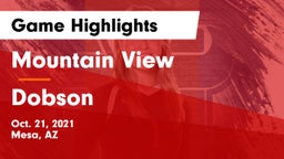 Mountain View  vs Dobson Game Highlights - Oct. 21, 2021