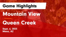 Mountain View  vs Queen Creek  Game Highlights - Sept. 6, 2023