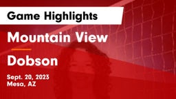 Mountain View  vs Dobson  Game Highlights - Sept. 20, 2023