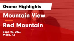 Mountain View  vs Red Mountain  Game Highlights - Sept. 28, 2023