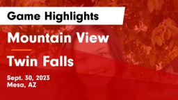 Mountain View  vs Twin Falls  Game Highlights - Sept. 30, 2023