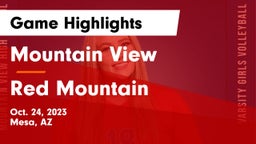 Mountain View  vs Red Mountain  Game Highlights - Oct. 24, 2023