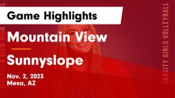 Mountain View  vs Sunnyslope  Game Highlights - Nov. 2, 2023