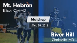 Matchup: Mt. Hebron vs. River Hill  2016