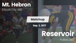 Matchup: Mt. Hebron vs. Reservoir  2017