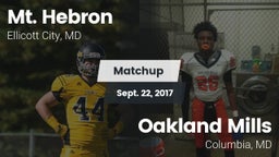 Matchup: Mt. Hebron vs. Oakland Mills  2017