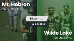 Matchup: Mt. Hebron vs. Wilde Lake  2018