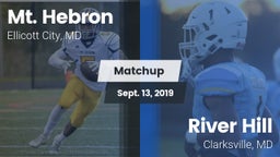 Matchup: Mt. Hebron vs. River Hill  2019