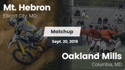 Matchup: Mt. Hebron vs. Oakland Mills  2019
