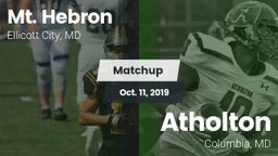 Matchup: Mt. Hebron vs. Atholton  2019