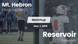 Matchup: Mt. Hebron vs. Reservoir  2019