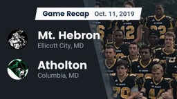 Recap: Mt. Hebron  vs. Atholton  2019