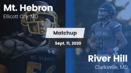 Matchup: Mt. Hebron vs. River Hill  2020