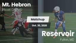 Matchup: Mt. Hebron vs. Reservoir  2020