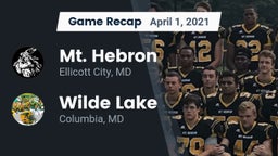 Recap: Mt. Hebron  vs. Wilde Lake  2021