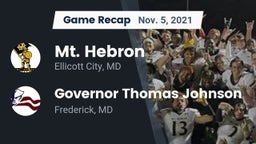 Recap: Mt. Hebron  vs. Governor Thomas Johnson  2021