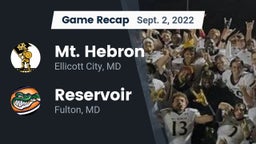 Recap: Mt. Hebron  vs. Reservoir  2022