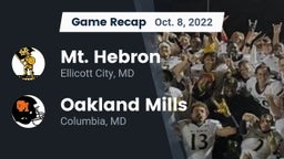 Recap: Mt. Hebron  vs. Oakland Mills  2022