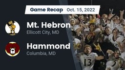 Recap: Mt. Hebron  vs. Hammond 2022