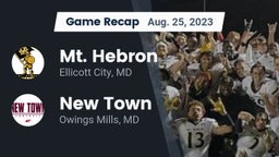 Recap: Mt. Hebron  vs. New Town  2023