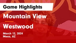 Mountain View  vs Westwood  Game Highlights - March 12, 2024