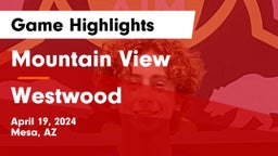 Mountain View  vs Westwood  Game Highlights - April 19, 2024