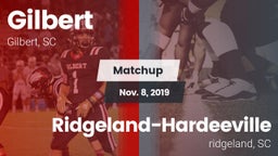 Matchup: Gilbert vs. Ridgeland-Hardeeville 2019