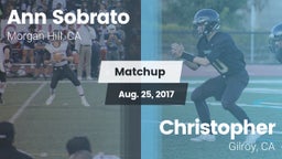Matchup: Sobrato vs. Christopher  2017